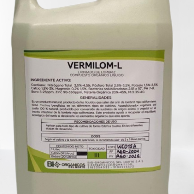 Humus lixiviado VERMILOM-L